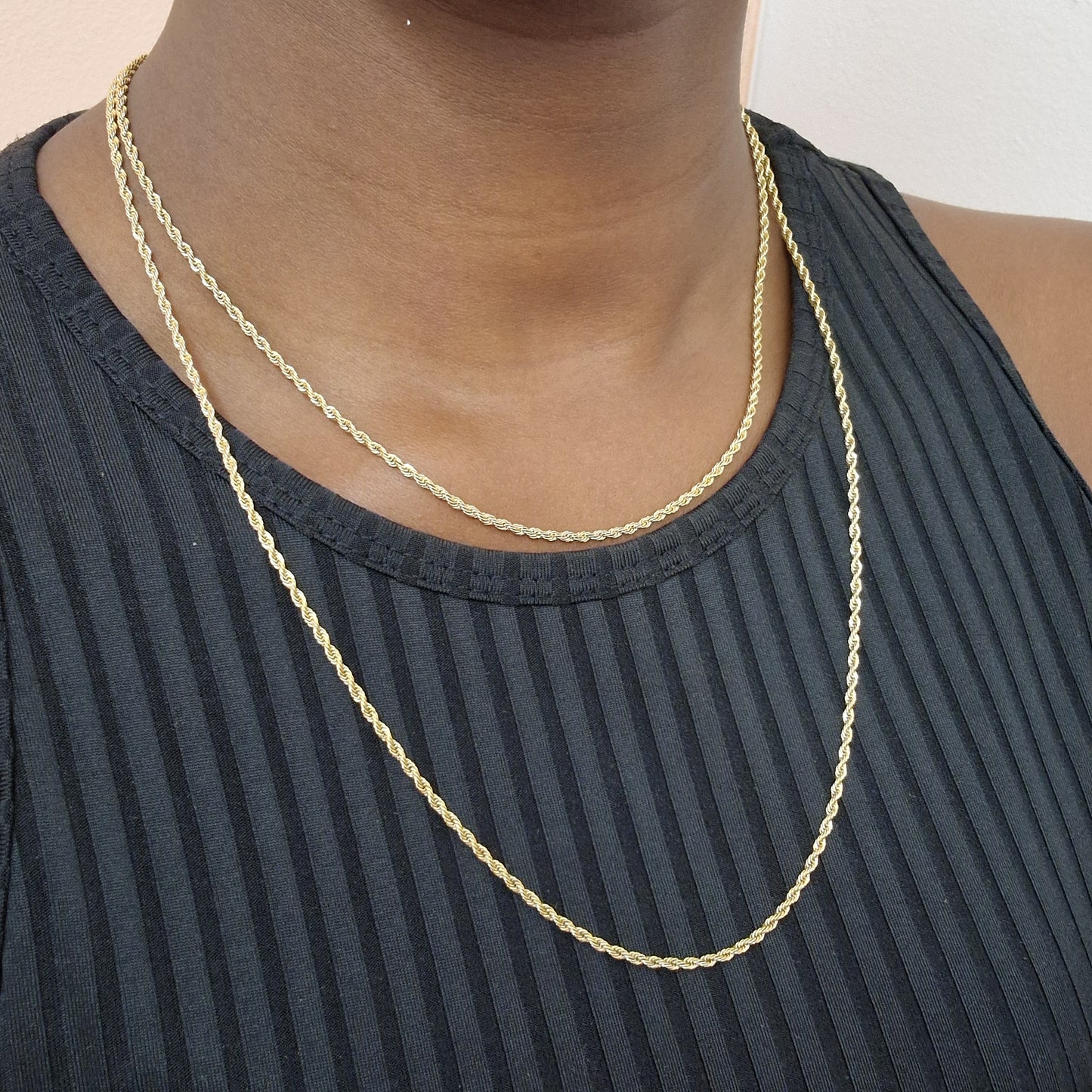 Collier torsadé 2mm