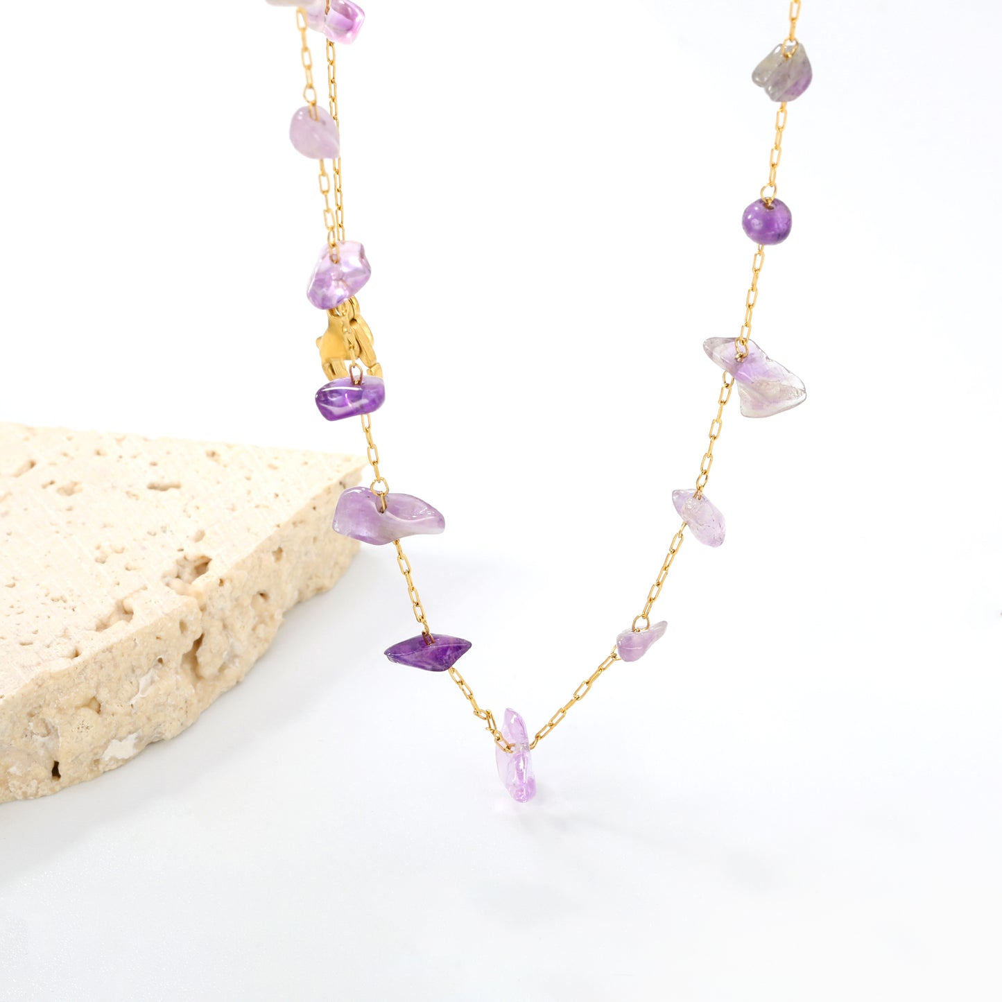 Collier améthyste