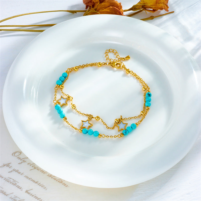 Chevillère blue