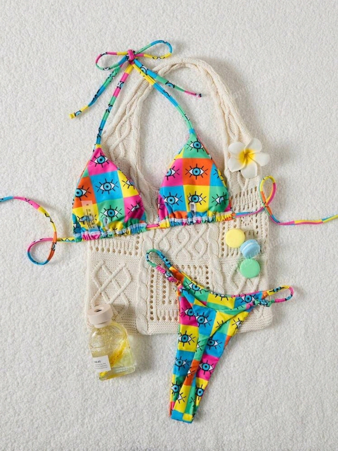 Bikini imprimé à carreaux