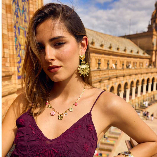 Boucles d'oreilles sun love