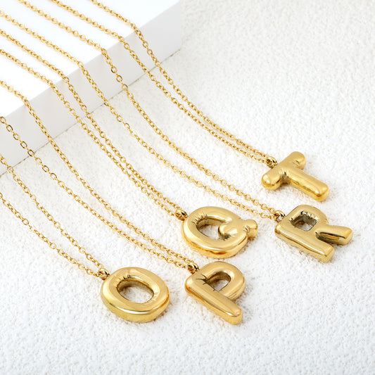 Collier à initiale