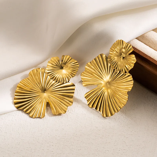 Boucles d'oreilles flora