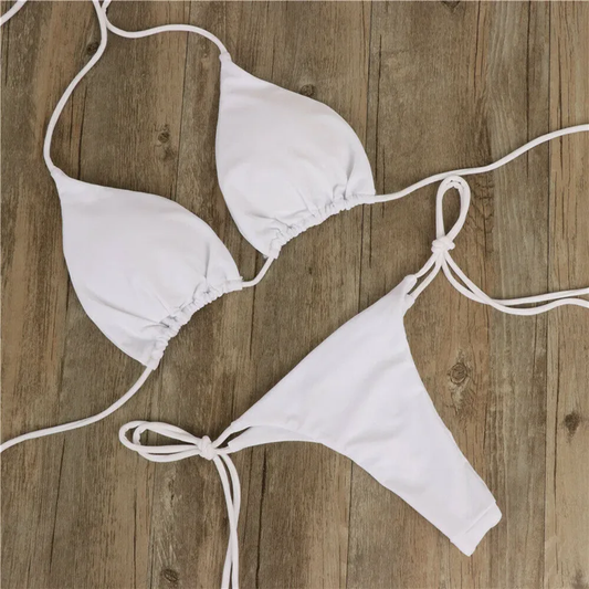 Maillot blanc 2 pcs