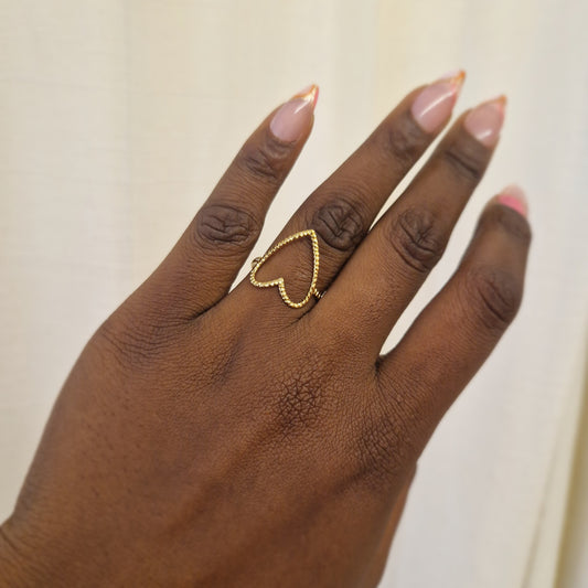 Bague cœur