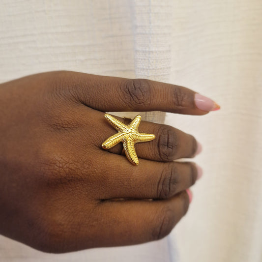 Bague étoile de mer