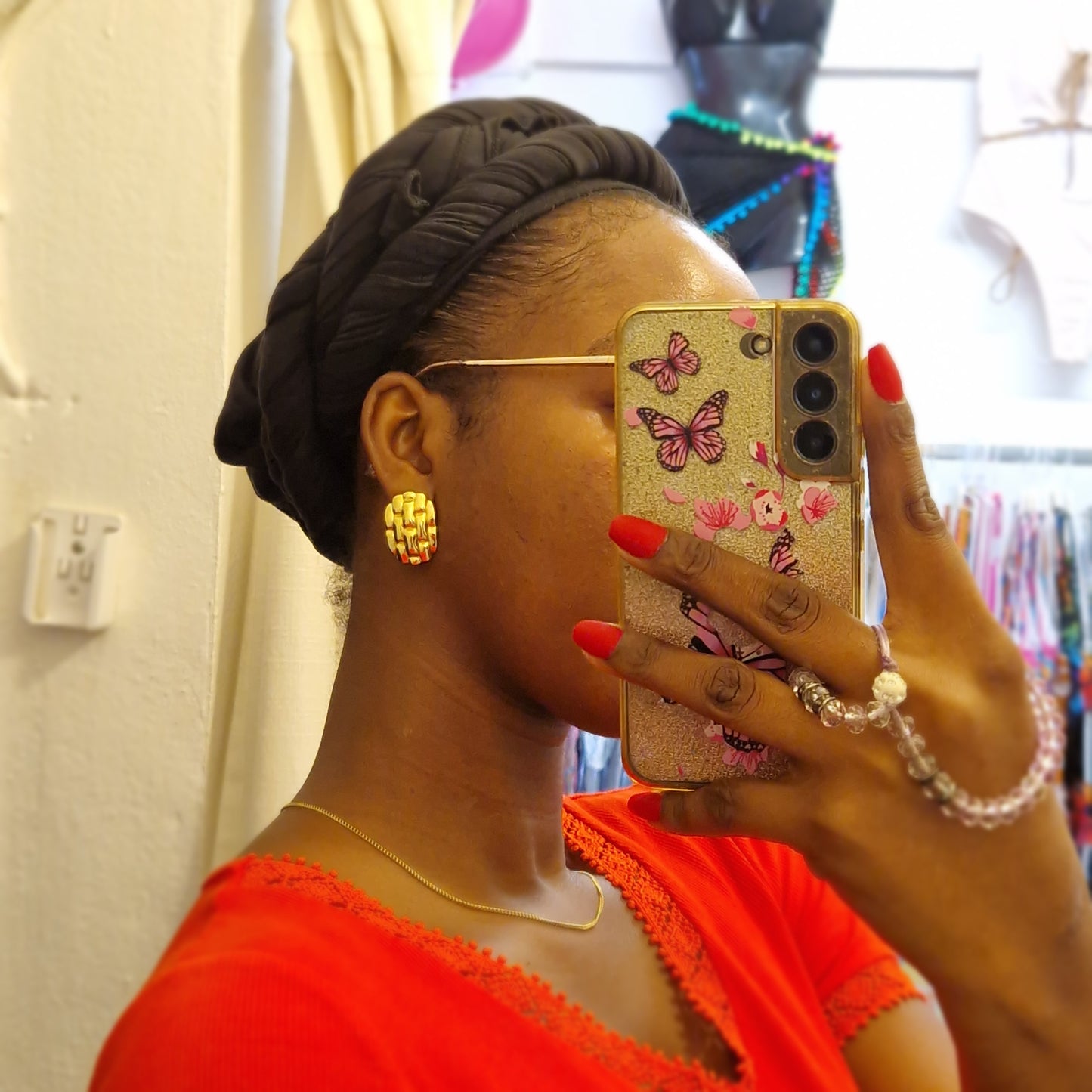 Boucles d'oreilles Lys