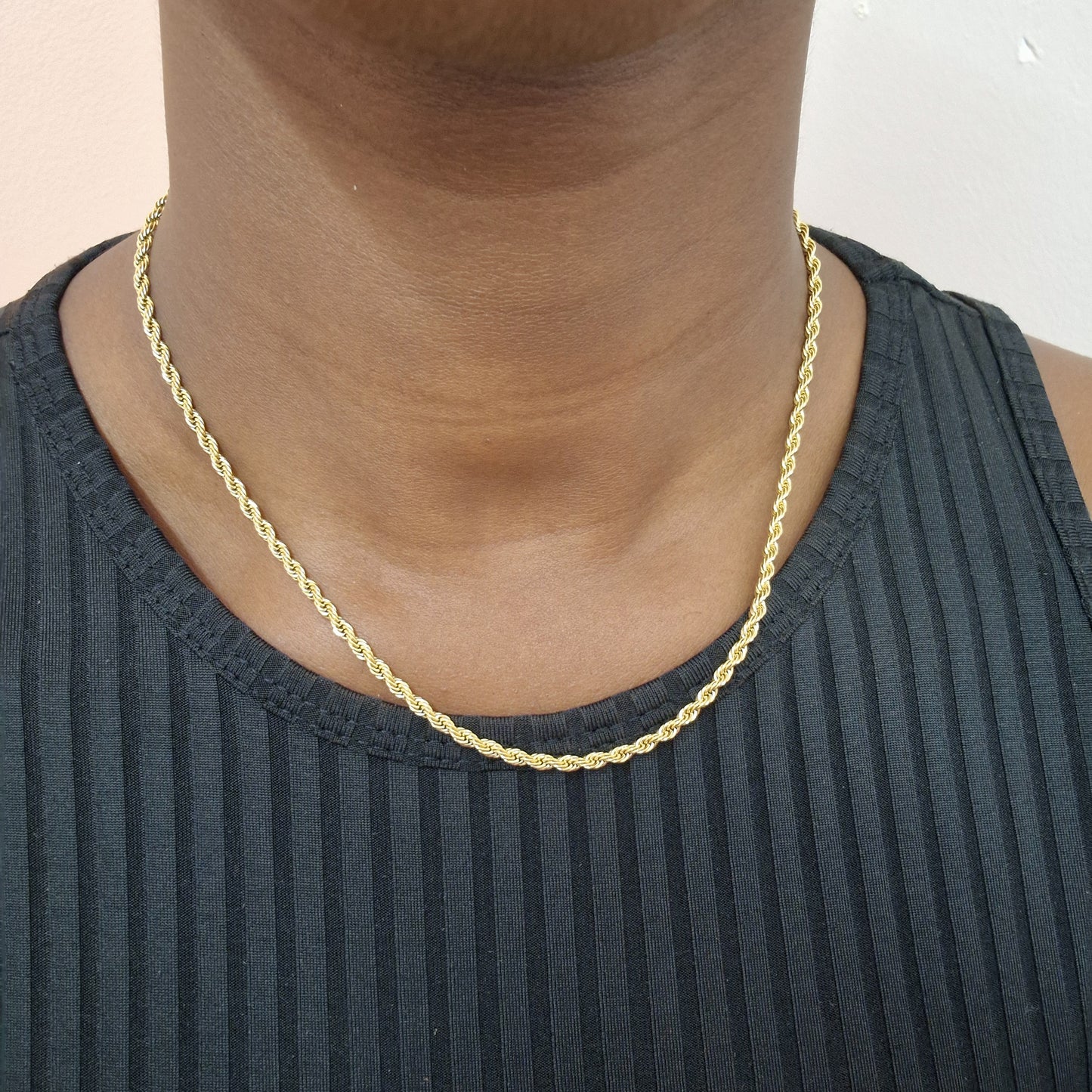 Collier torsadé 3mm