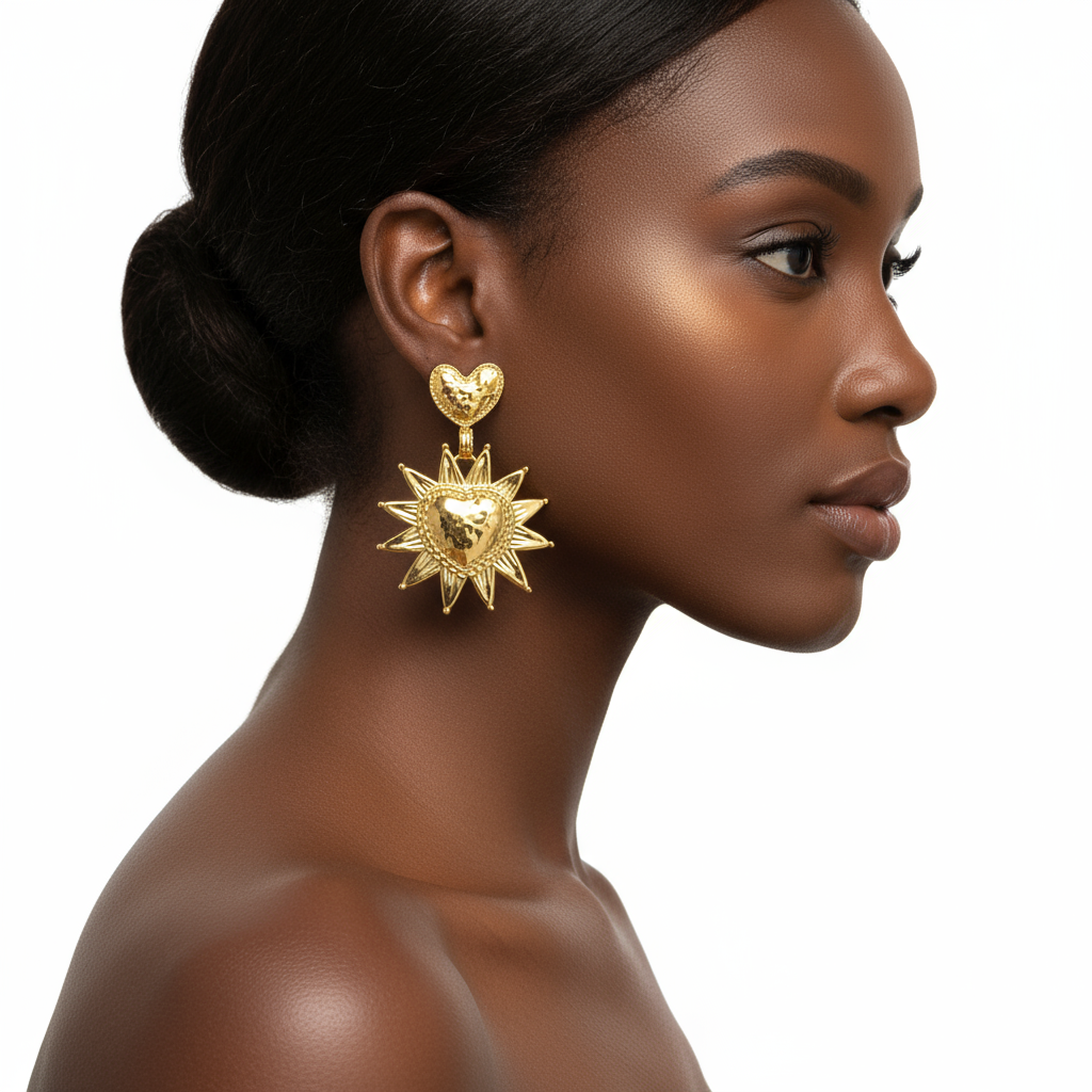 Boucles d'oreilles sun love