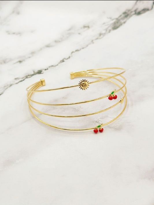 Bijou de bras cerise